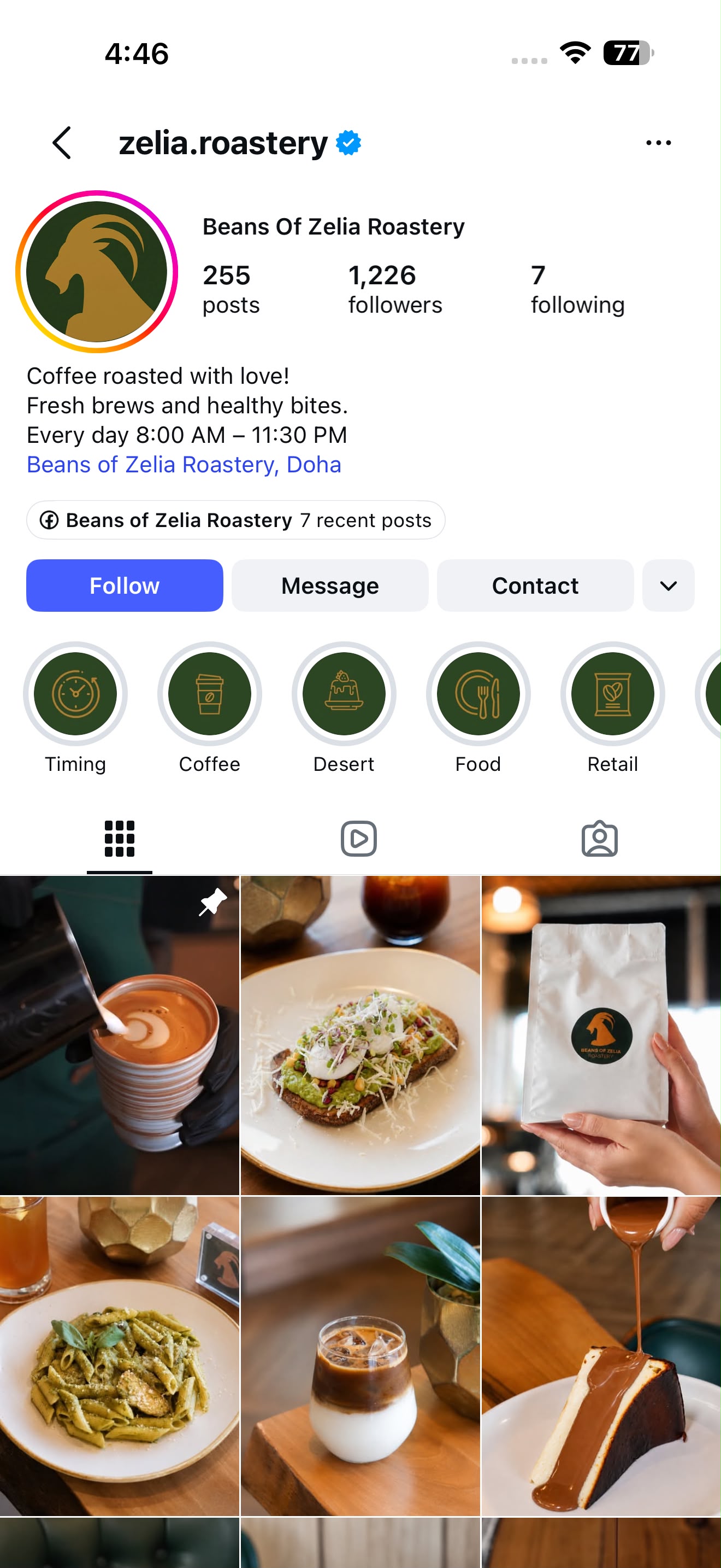 Beans Of Zelia Roastery Instagram